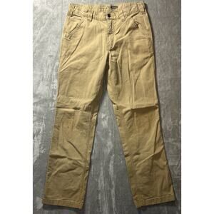 Carhartt Pants RELAXED FIT BN2291-M Mens Size 32x32 Tan Work Rugged Flex Canvas